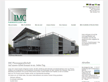 Tablet Screenshot of imc-planung.de